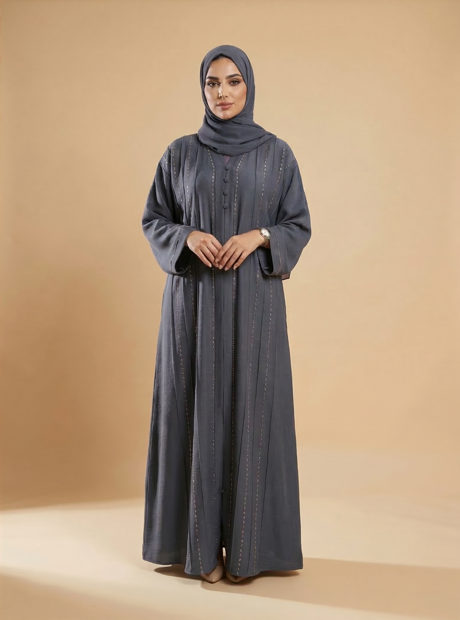 The Serene Linear Abaya