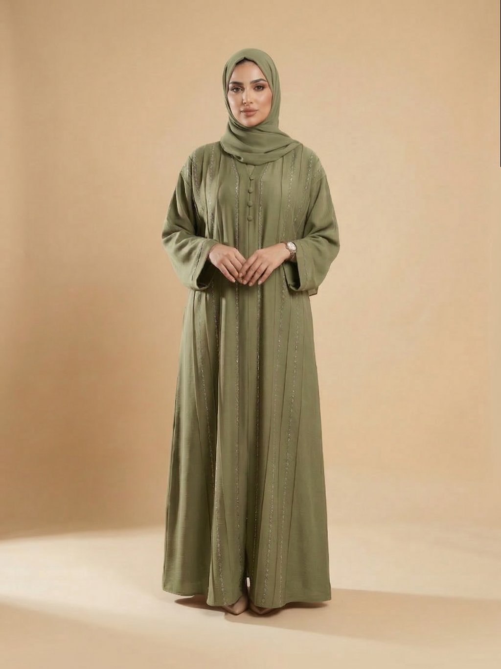 The Serene Linear Abaya
