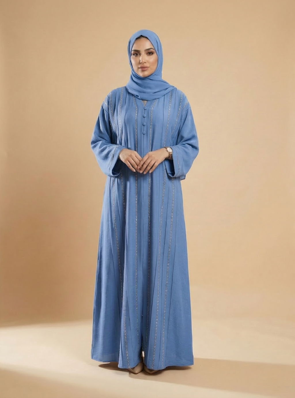 The Serene Linear Abaya