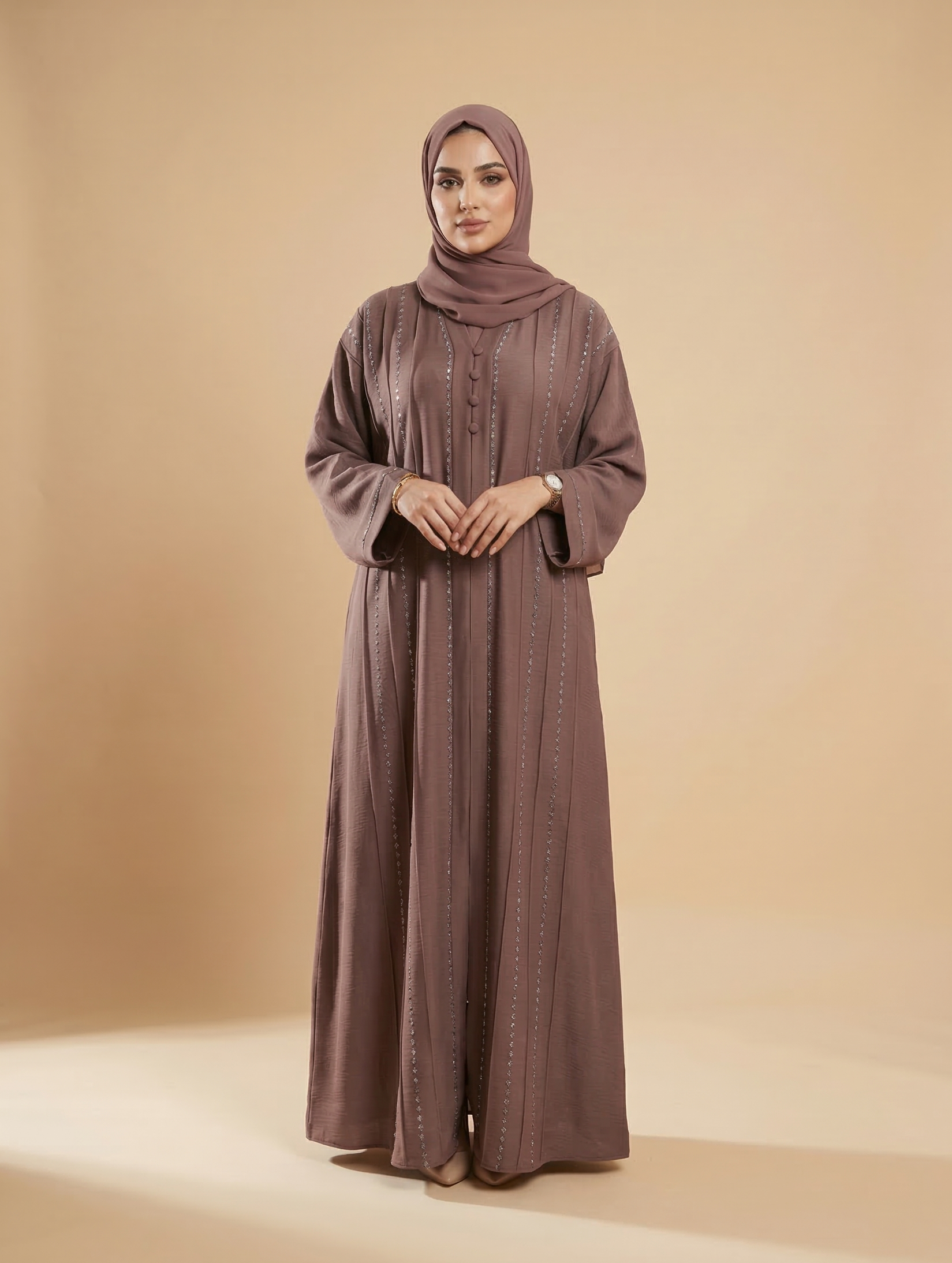 The Serene Linear Abaya
