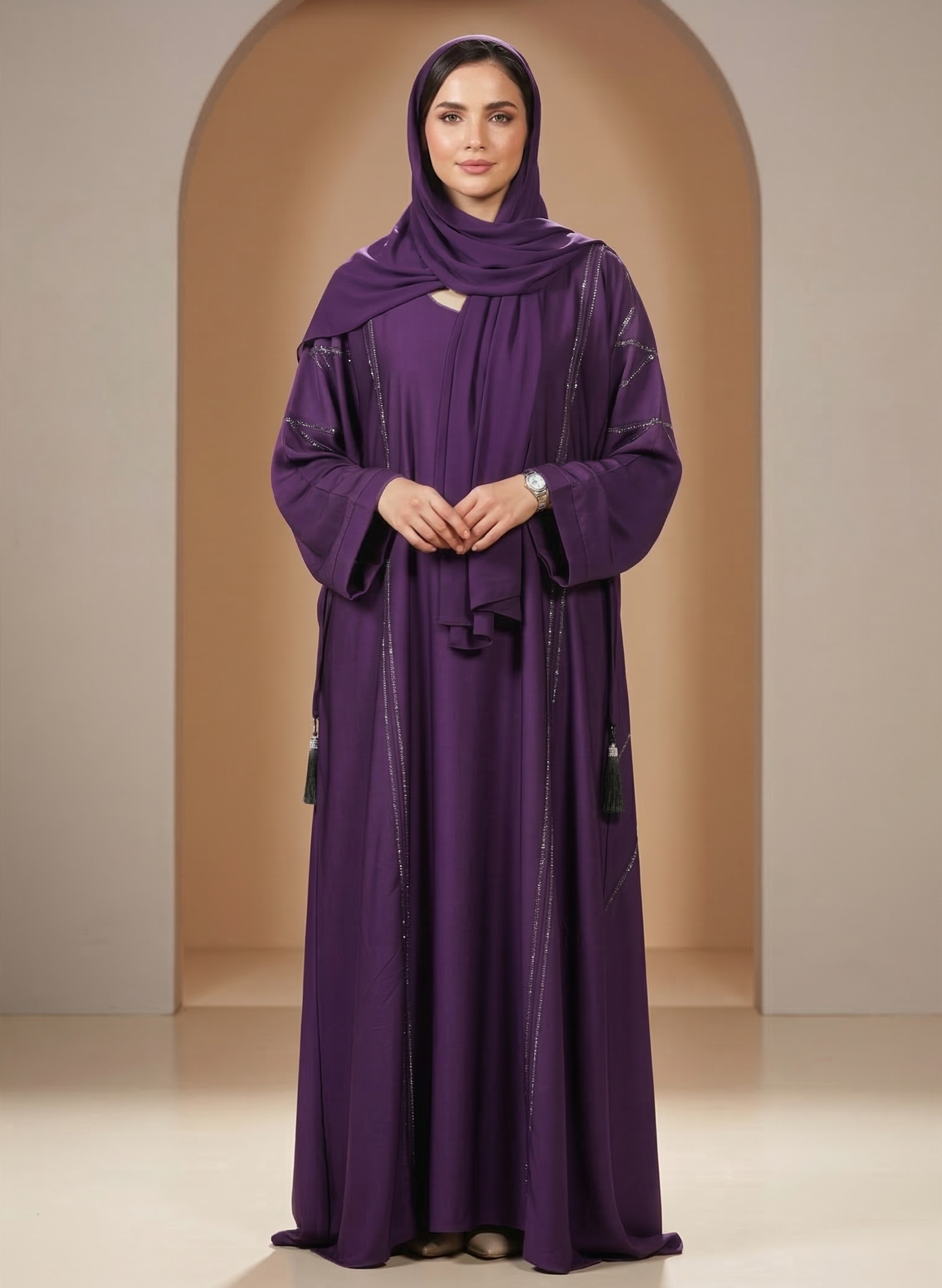 Celestial Trace Abaya