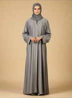 Silver Grace Abaya