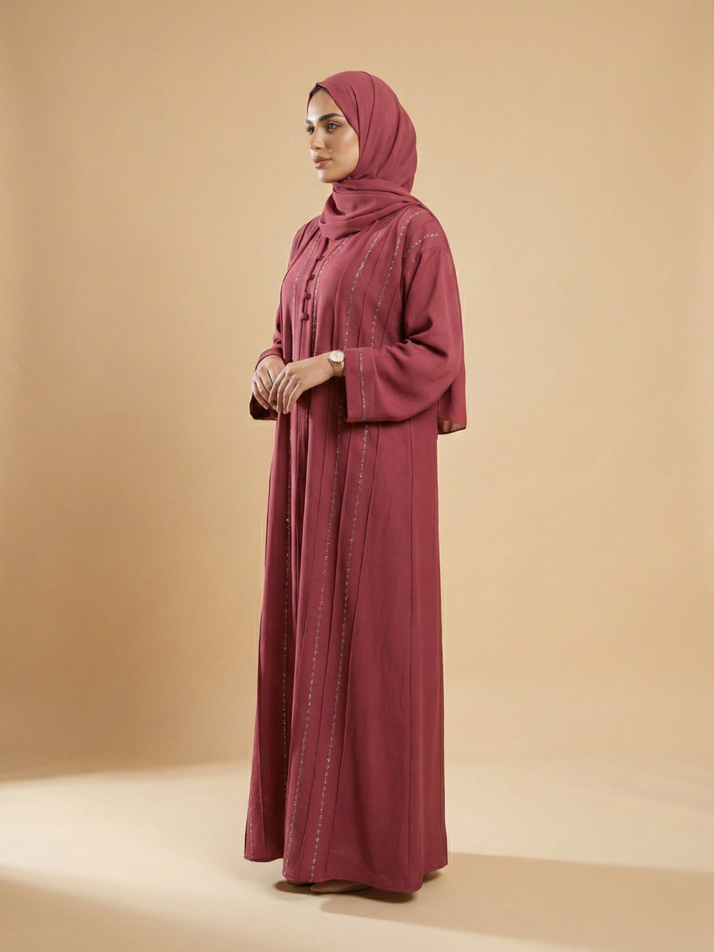 The Serene Linear Abaya
