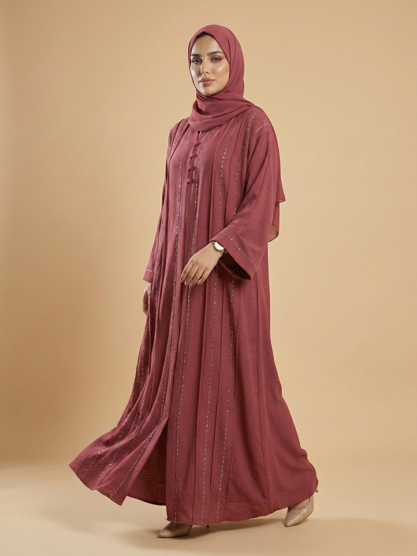 The Serene Linear Abaya