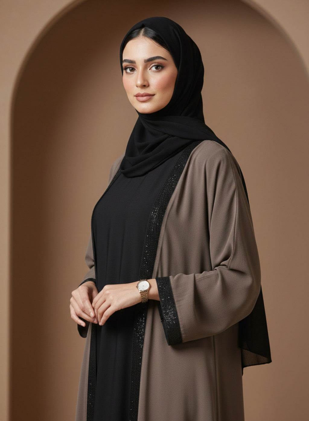 Mocha Modest Abaya