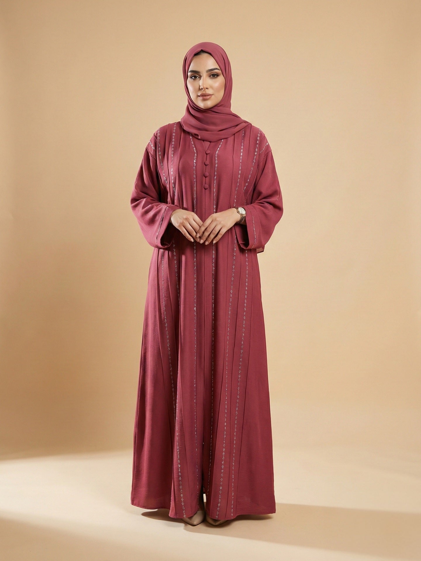 The Serene Linear Abaya